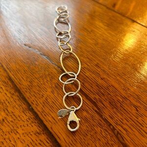 Dyadema Sterling silver 925 Italy Chain bracelet with a lobster claw clasp 8 in